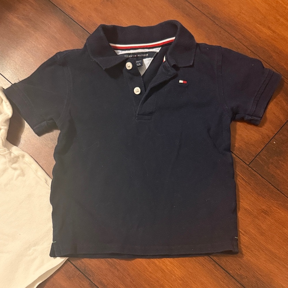 Tommy Hilfiger Kids Polo Set - Red, White, & Blue - Picture 2 of 11